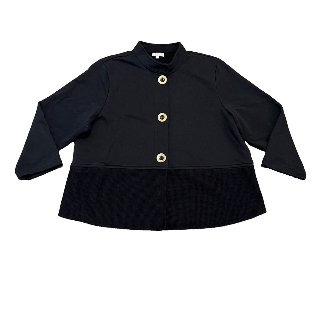 Habitat Women's Cardigan XXL Lagenlook Waffle‎ Hem